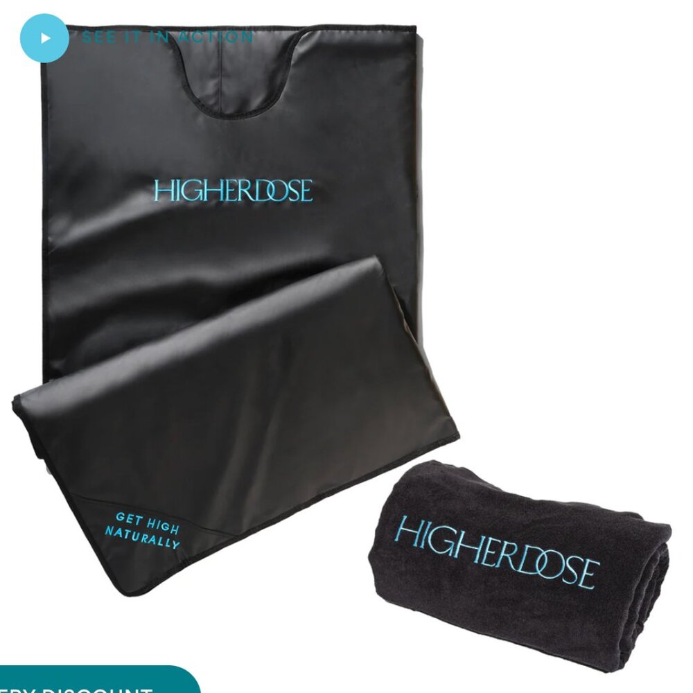 LIKE NEW ALL INCLUDED Higher Dose Sauna Blanket Bundle